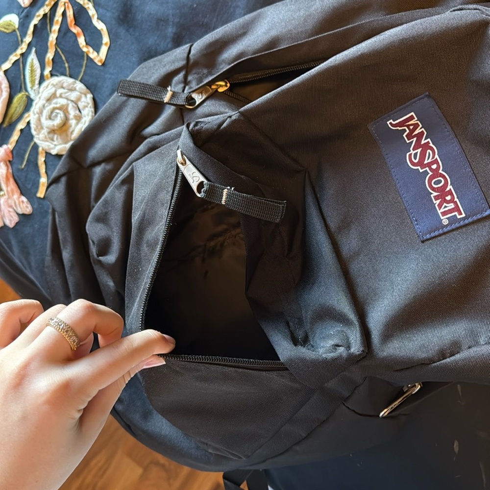JanSport Classic Black Backpack - Picture 3 of 3